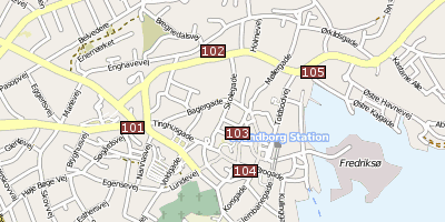 Stadtplan Svendborg